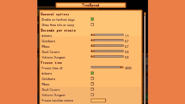 TimeSpeed Mod