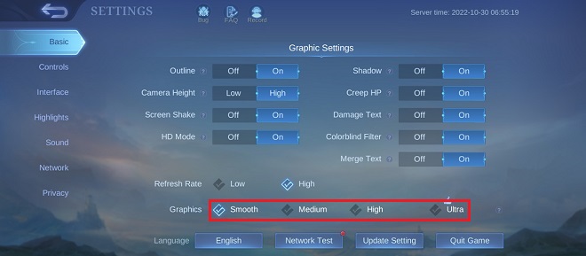 Top 15 Mobile Legends Best Graphics Settings To Use GAMERS DECIDE