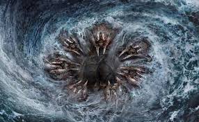 Charybdis would regularly swallow and expel water with enormous force.