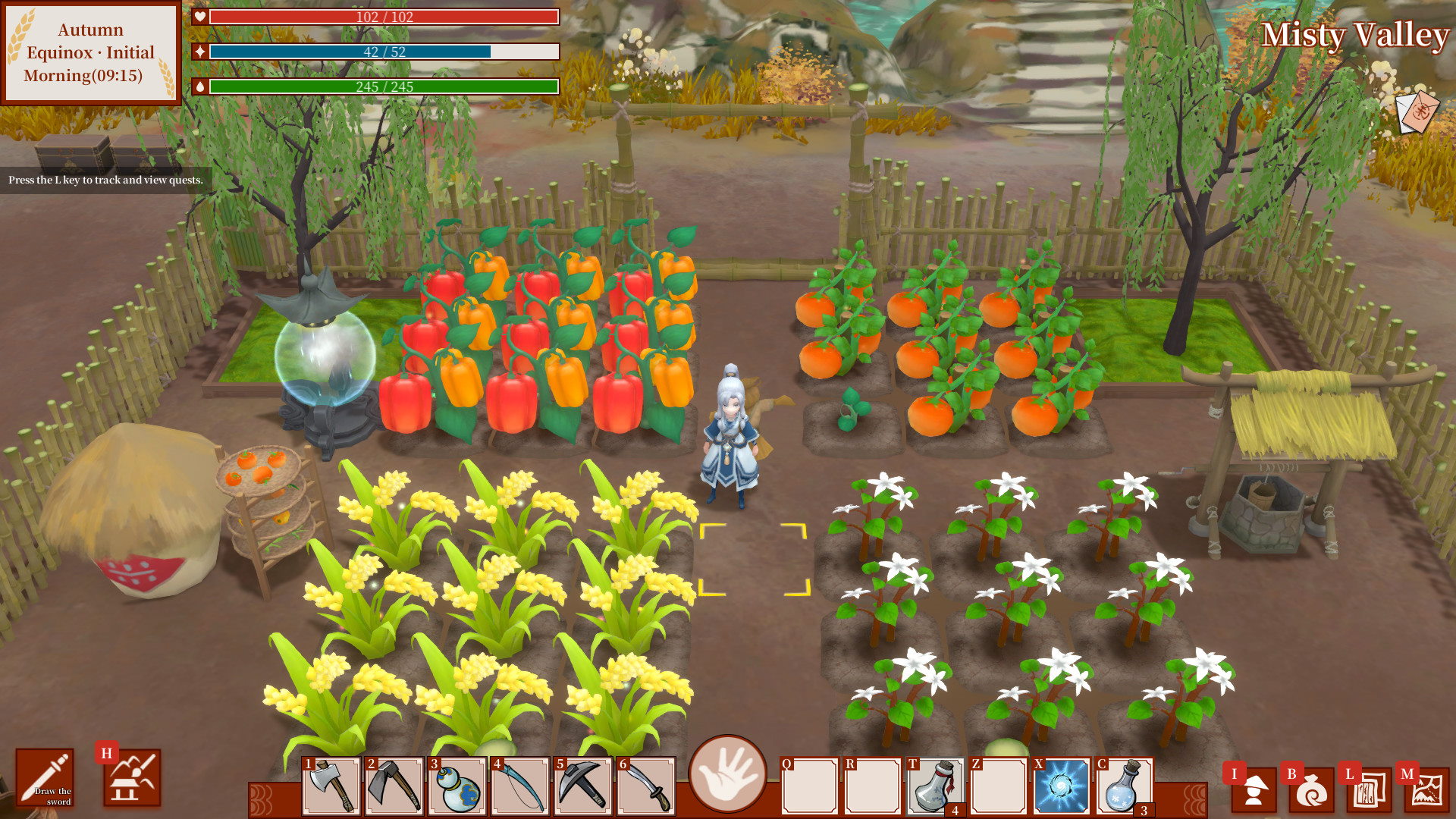 This is the farming plot in Immortal Life