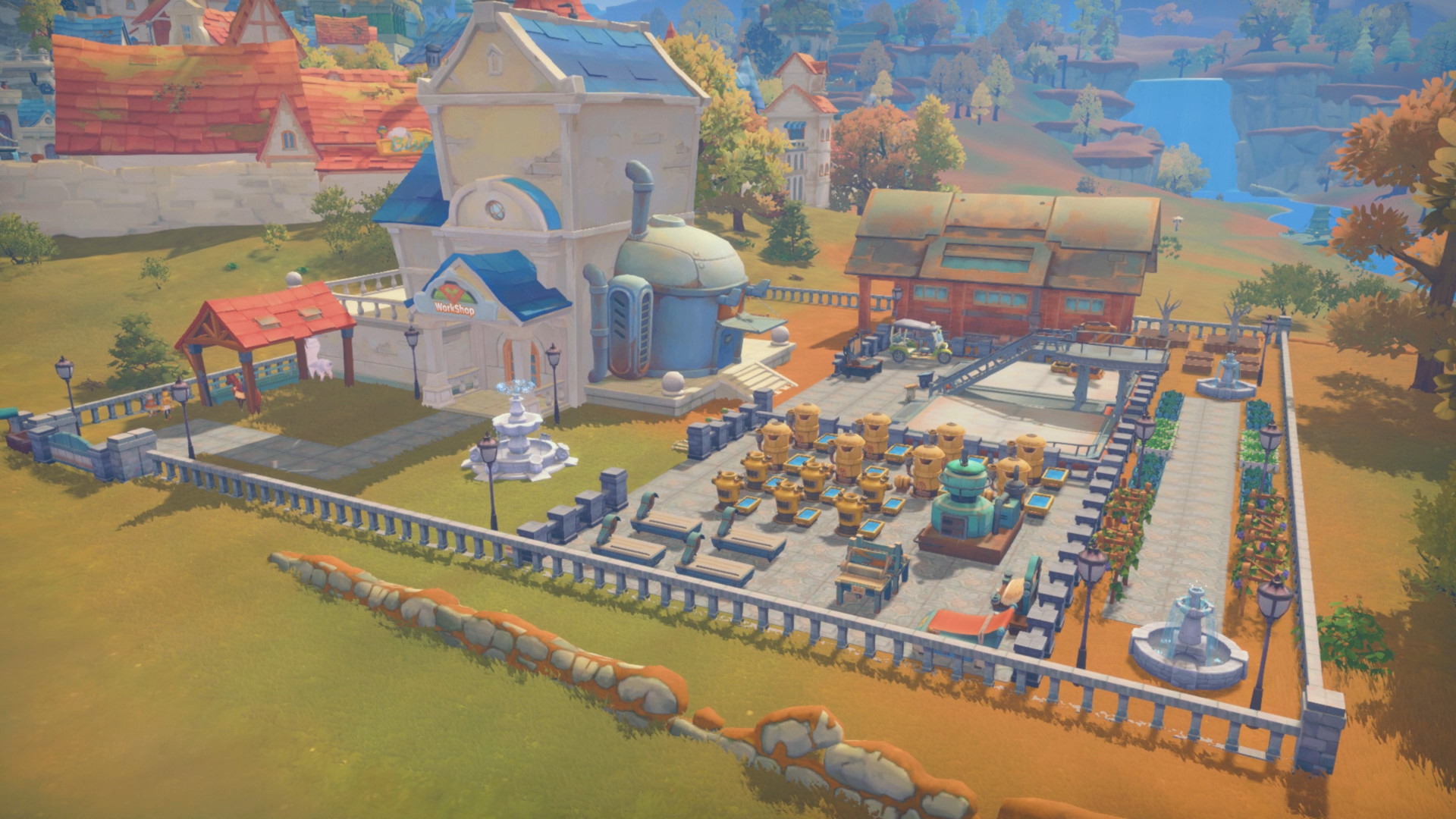 Your farmstead and factory in My Time At Portia