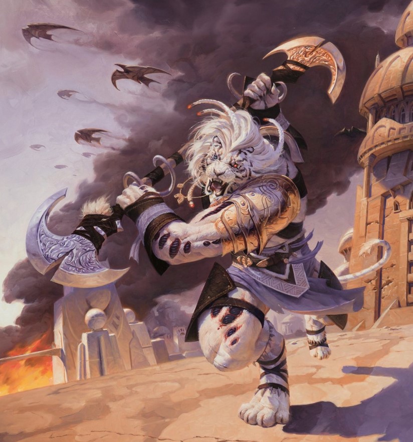 Wizards of the Coast: Ajani, Sleeper Agent (Variant) by Victor Adame