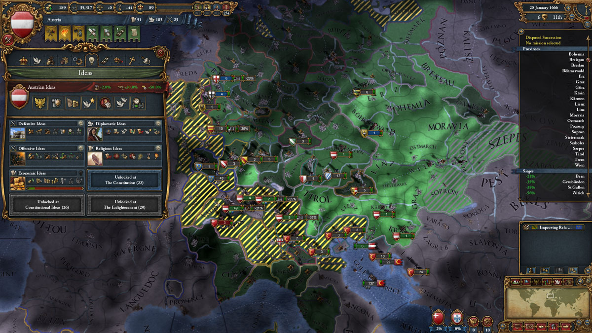 Europa Universalis, Europa Universalis IV, Map, Menu, Game, Europe, Diplomacy