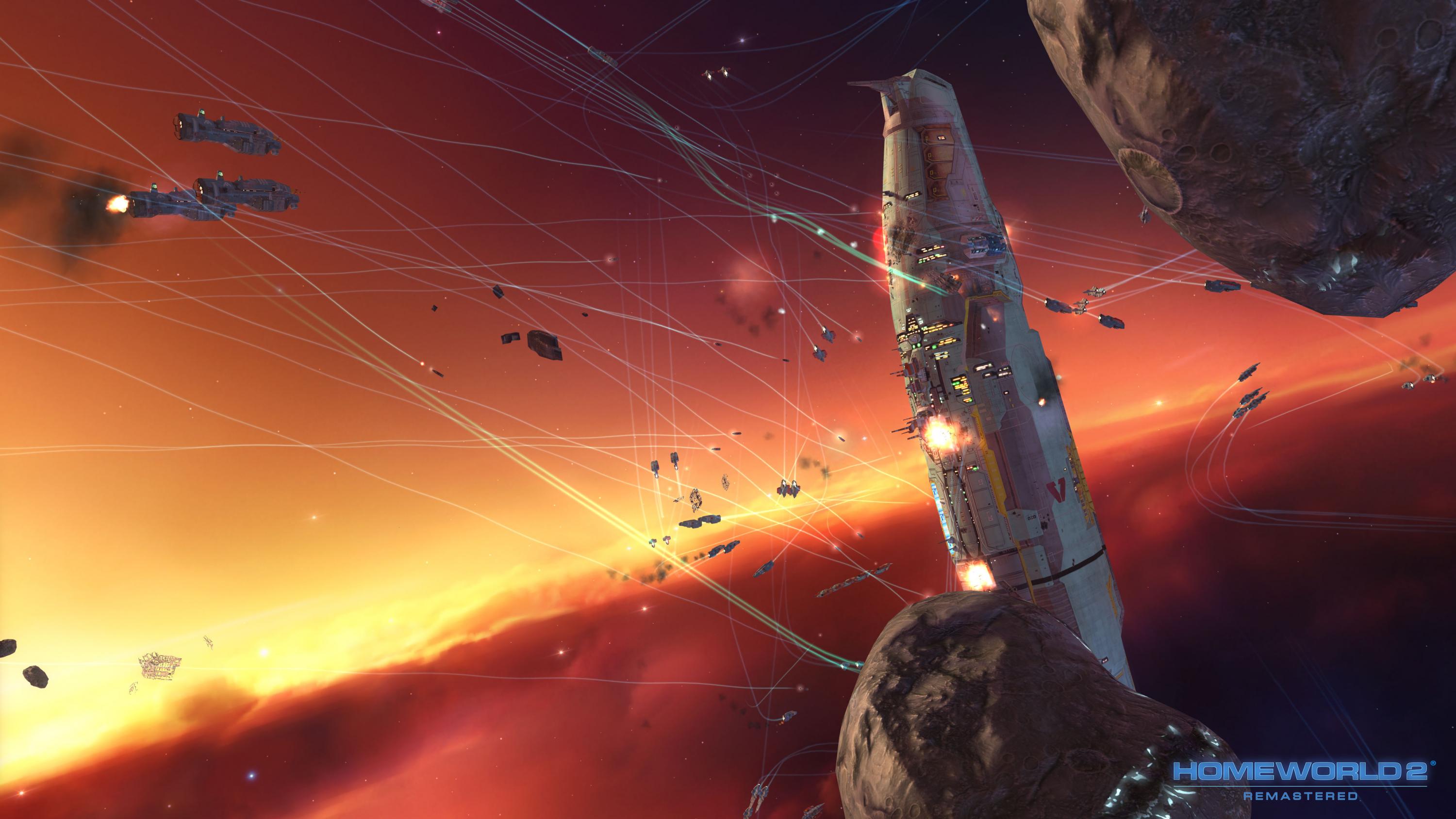 Homeworld, Mothership, Space, RTS, Game, Strategy, Kushan