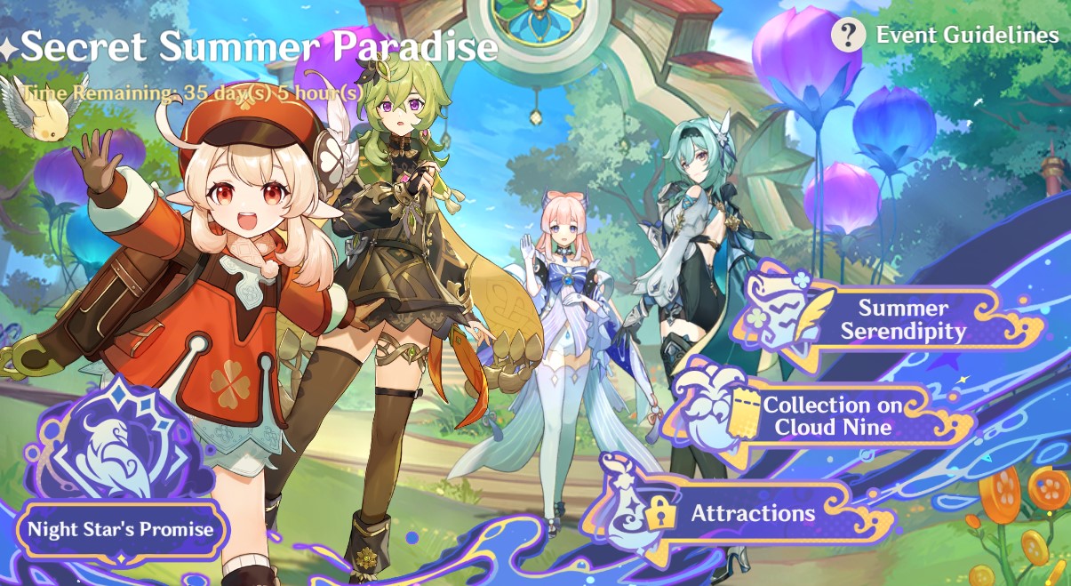 The Secret Summer Paradise limited time event!