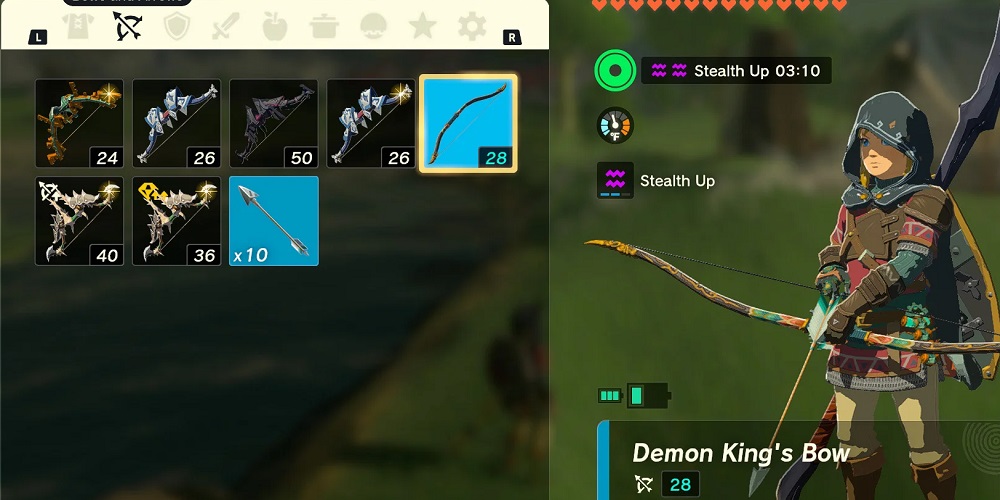 Demon King's Bow, TOTK, Best Bow