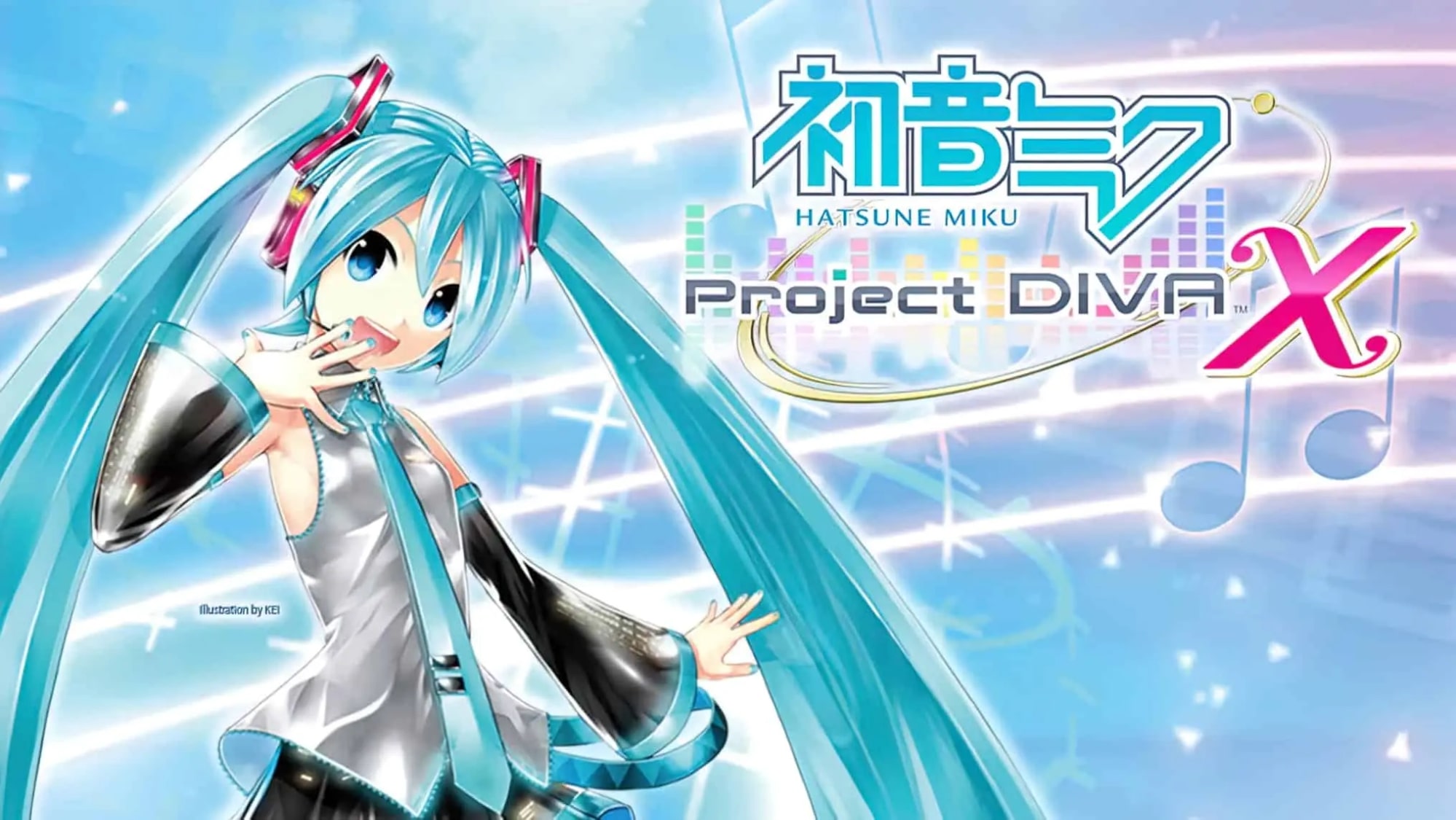 Hatsune Miku on the Original Project Diva X Cover