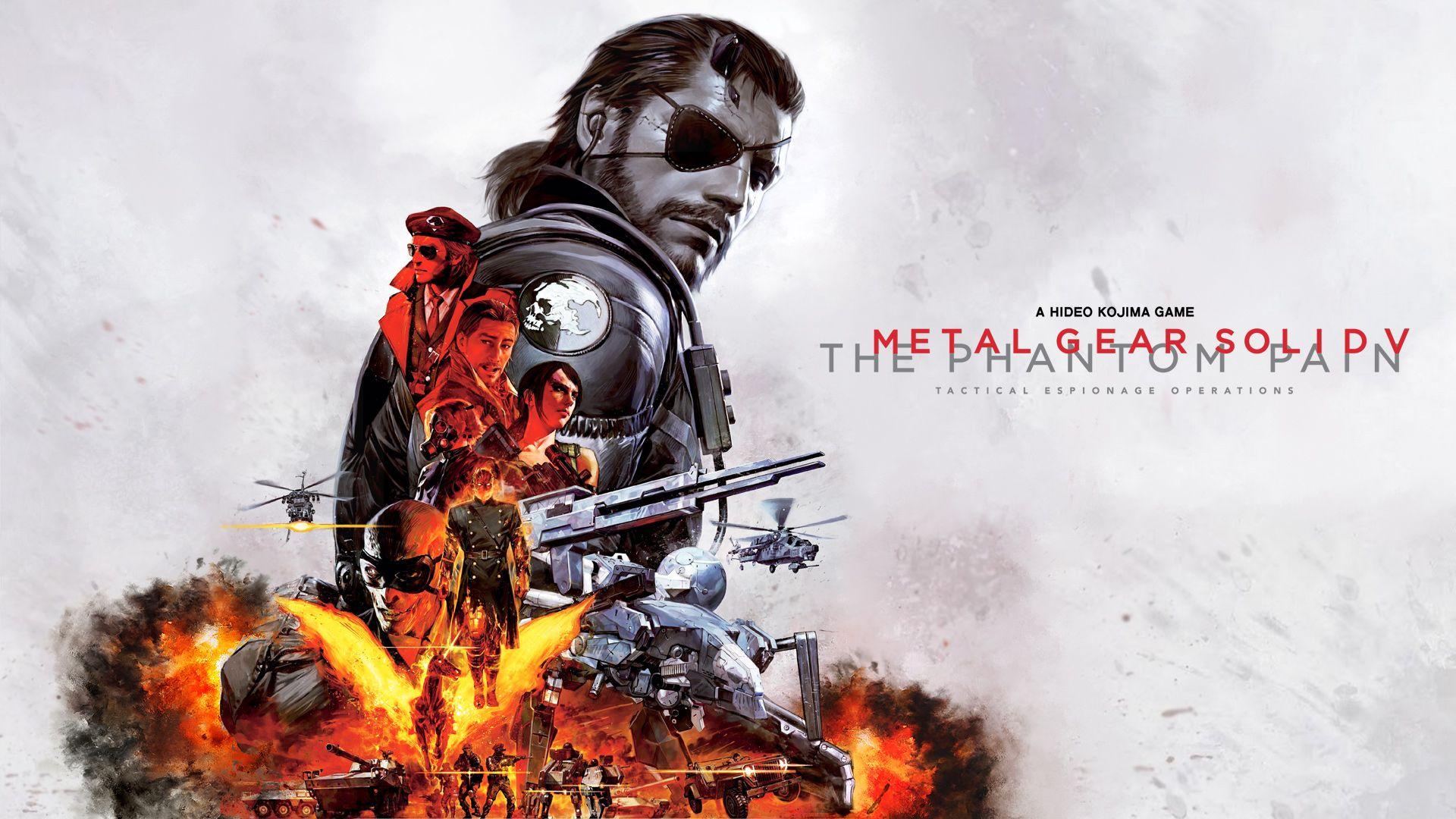 Metal Gear Solid V: The Phantom Pain Official Cover Art