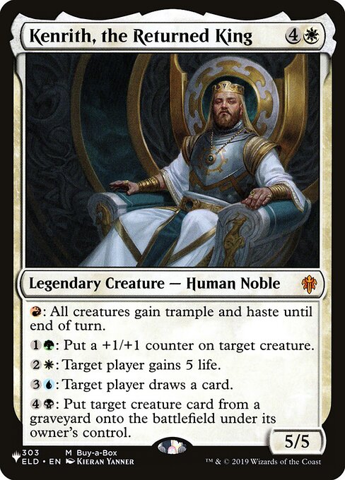 Kenrith, the Returned King Card Art