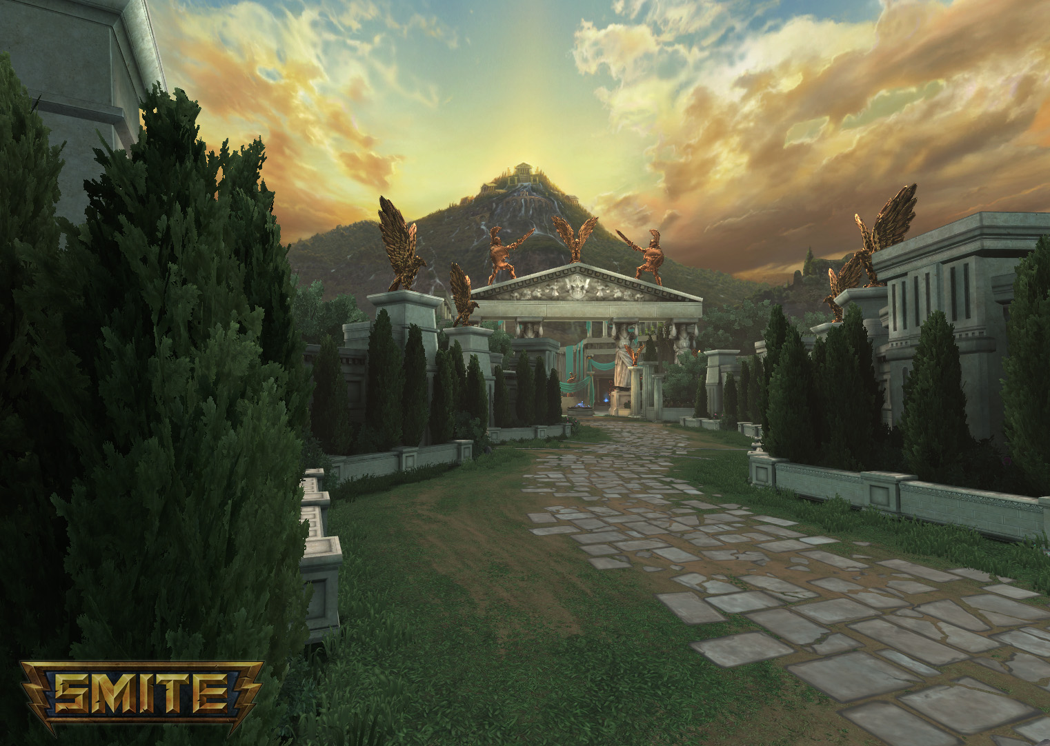 A glorious look at Olympian territory on the newly-updated Conquest map.