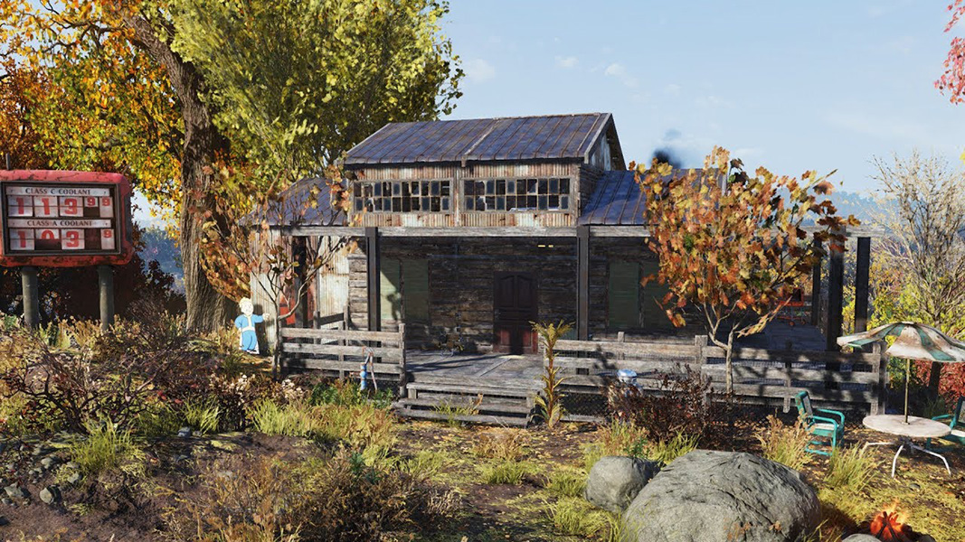 fallout 76 build a shelter