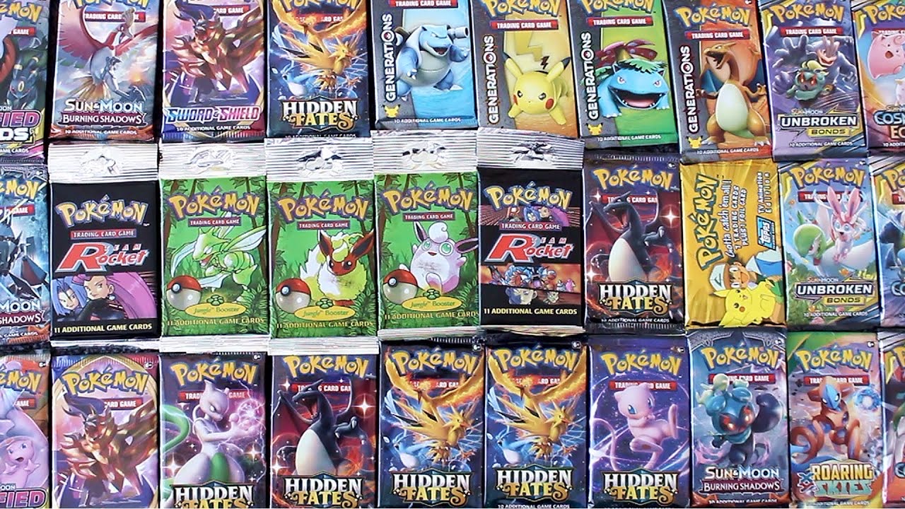 1400 pokemon cards for booster box