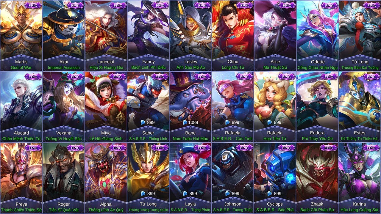 [Top 15] Mobile Legends Best Epic Skins That Look Freakin Awesome