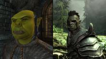 Side by side comparison of Oblivion's Orcs and Skyrim's Orcs. 