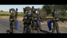 These soldier in Arma III could kill with cuteness!