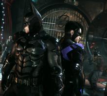 Arkham Knight utilizes a tag team system which allows you to switch between characters on the fly.