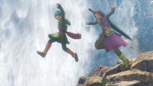 Erik and Hero Jumping off Cliff