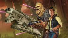 Play characters just like fan favorites, Han Solo and Chewbacca.
