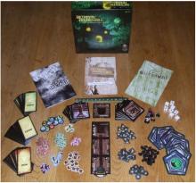 Contents of the Betrayal at House on the Hill box.