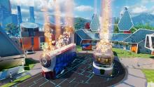 Here is the current Nuketown, clearly a huge change from the original map, much more futuristic and the graphics have improved.