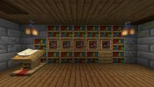 Display enchanted books in your enchanting room rather than storing them away!