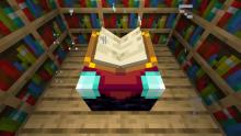 Placing bookshelves around an enchanting table increases the maximum level of enchantments!