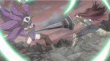 Battling the Nine Demon Gates must have been tough. Of course Erza made it out okay.