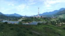 This image depicts a lovely scenic view of Cyrodiil, including a view of outside of the Imperial City