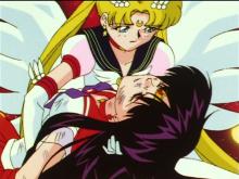 In the manga or anime or live-action, Rei and Usagi have an interesting relationship whether teasing her or pushing her to better these two girls, have a special bond. Rei's death was the tipping point for Eternal Sailor Moon, hearing her voice push her to not stop.