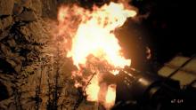 In Resident Evil 7, sometimes the only thing that will kill a zombie, is a nice, big bonfire.