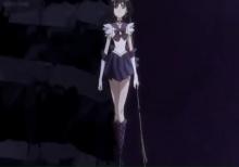 When Sailor Saturn is awaken for the first time she is full born and ready to take action. She is the bringer of descruction and also rebirth. When things have been called into question or out of hand it is her job to fix that, however she sees fit.