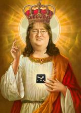 When unboxing it may not help to ask the god Gaben for help, but it can't hurt either