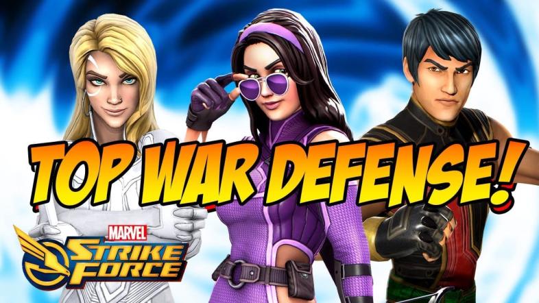 Marvel Strike Force Best War Defense Teams