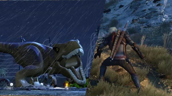 Oh yeah, it's on! - LEGO Jurassic World takes on The Witcher 3 - Wild Hunt