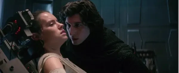 Kylo Ren Interrogates Rey at StarKiller Base in Star Wars: The Force Awakens star wars the force awakens kylo ren and rey interrogation