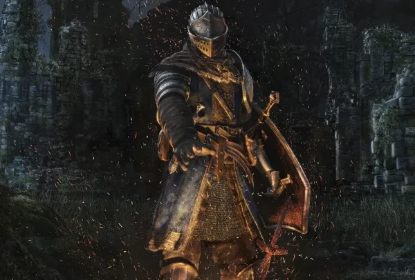 An impressive set of armor for a brave adventurer ARPG, Dark Souls, FromSoftware