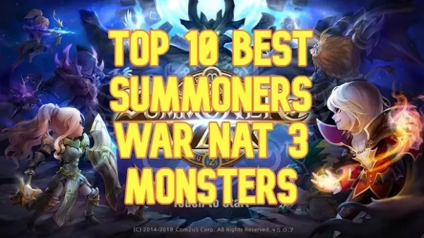 summoners war, best nat 3 monsters, best monsters summoners war, best nat 3s summoners war