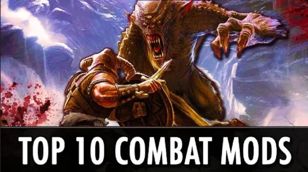 Top 10 Best Skyrim Combat Mods image