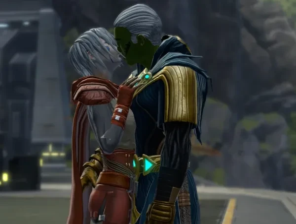 SWTOR Best Romance Nadia Grell and the Consular kiss