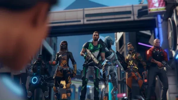 Hyper Scape's Faction War brings 24-man teams to battle royale