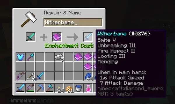 Minecraft Best Sword Enchantments Minecraft Best Sword Enchantments