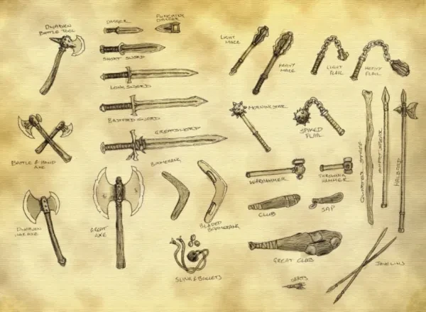 D&D Best Simple Weapons D&D Best Simple Weapons