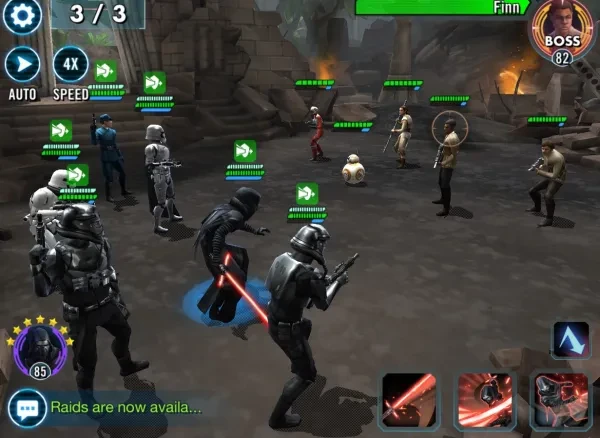 Choose the best First Order teams to ensure your victory in Star Wars Galaxy of Heroes First Order, Star Wars Galaxy of Heroes, Kylo Ren, Captain Phasma