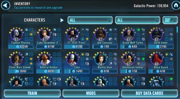 Galaxy of Heroes, star wars, darth vader