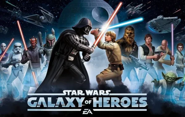 galaxy of heroes, top ways to level up, darth vader, luke