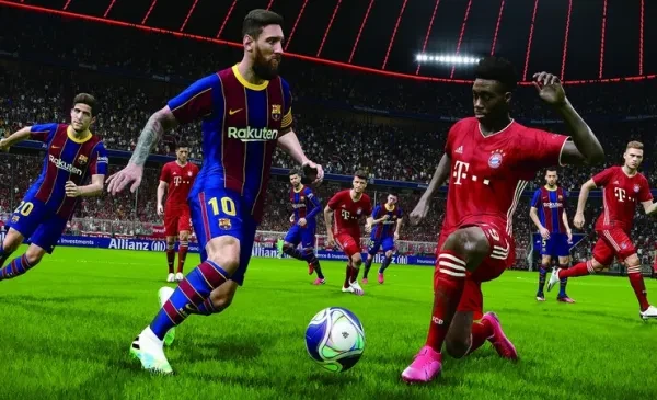 Messi dribbling