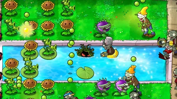 Plants vs. Zombies Setup Example zombie games, plants, setup, plants vs. zombies