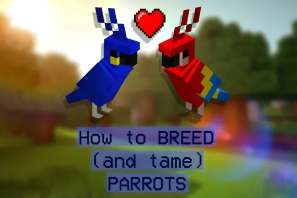 Thumbnail of two Parrots from Minecraft. They are implied to be in love.