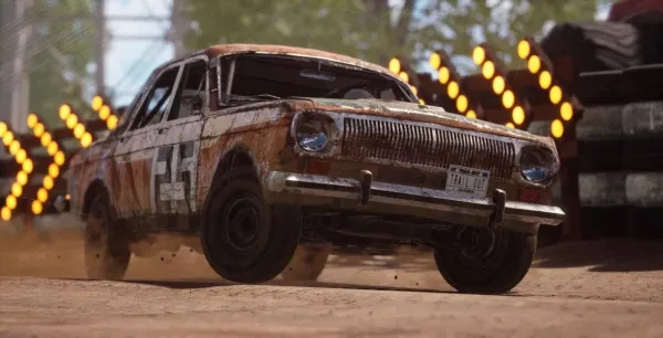 Cool cars, lots of noise, dust, and burning tires... Perfect!