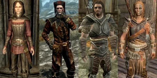 Skyrim, Skyrim followers, Serana, Cicero, housecarl